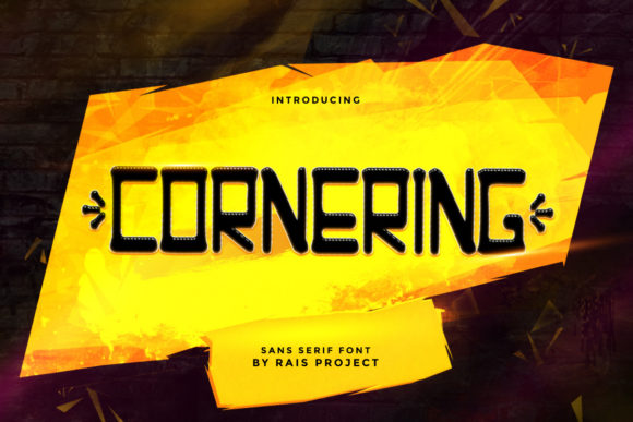 Cornering Font - Featured Image