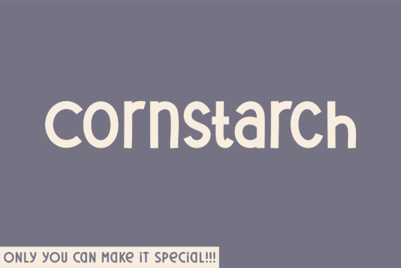 Cornstarch Font - Featured Image