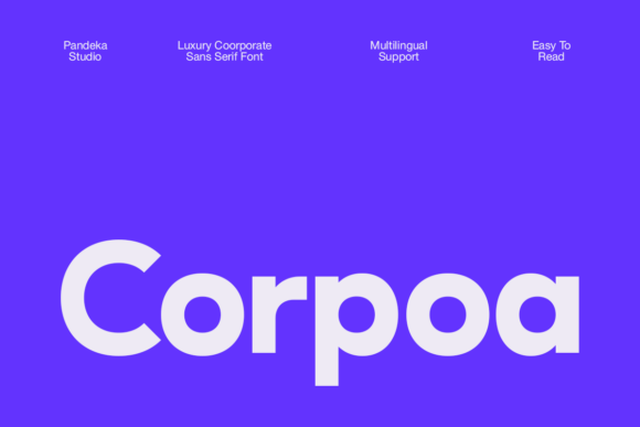 Corpoa Font - Featured Image