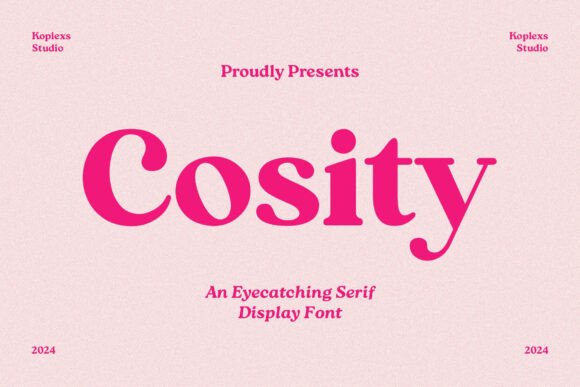 Cosity Font - Featured Image