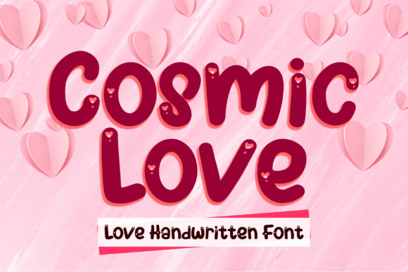 Cosmic Love Font - Featured Image