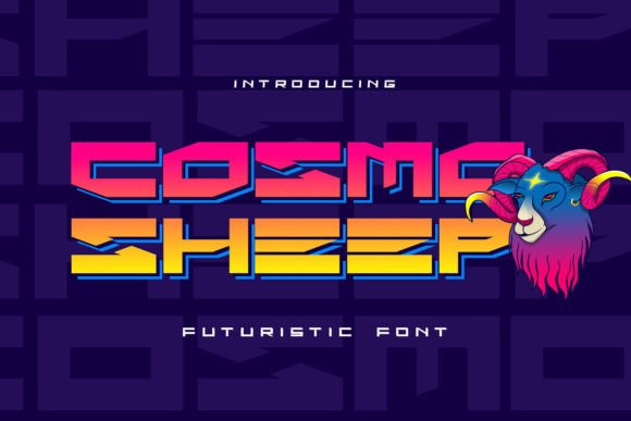 Cosmo Sheep Font - Featured Image