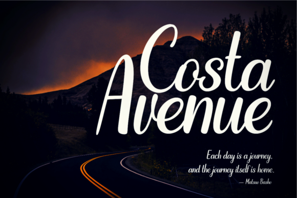 Costa Avenue Font - Featured Image