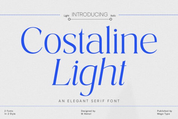 Costaline Light Font - Featured Image