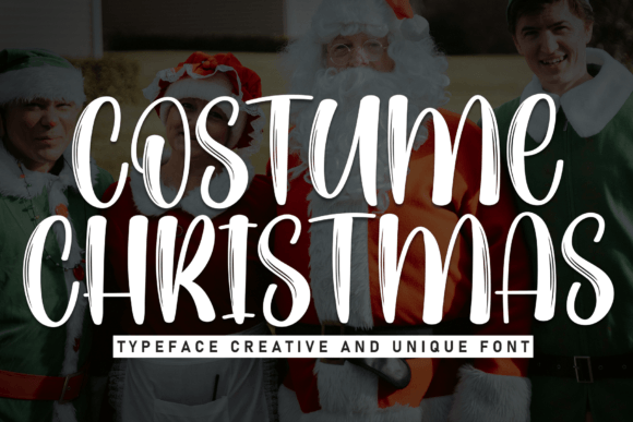Costume Christmas Font - Featured Image