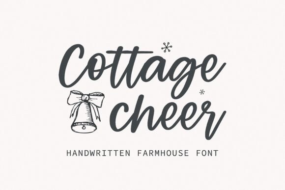 Cottage Cheer Font - Featured Image