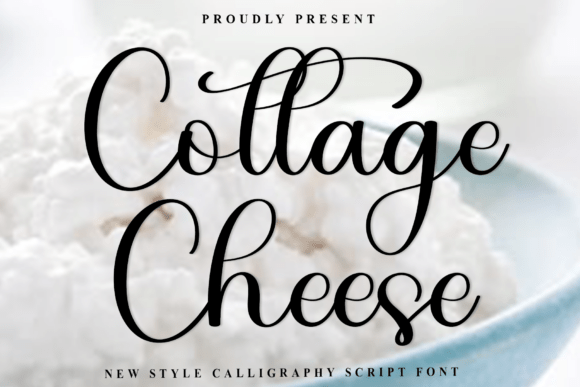 Cottage Cheese Font - Featured Image