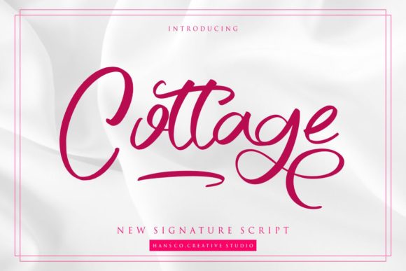 Cottage Font - Featured Image