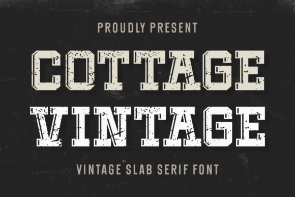 Cottage Vintage Font - Featured Image