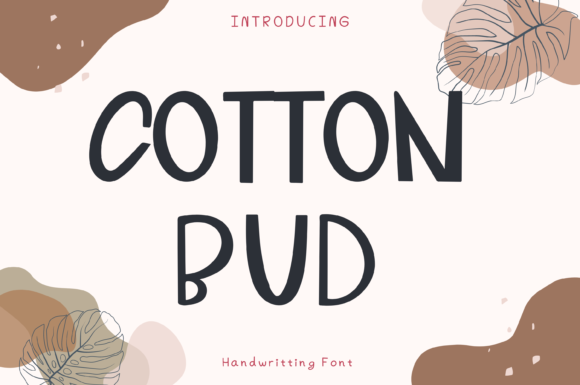 Cotton Bud Font - Featured Image