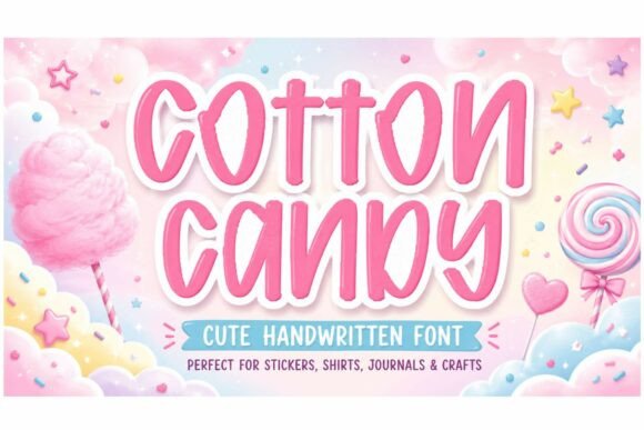 Cotton Candy Font - Featured Image
