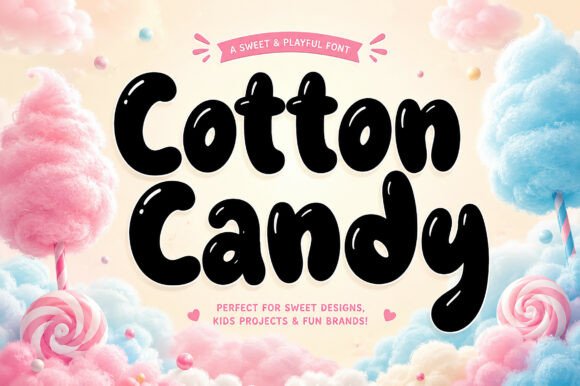 Cotton Candy Font - Featured Image