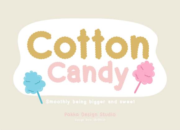 Cotton Candy Font - Featured Image