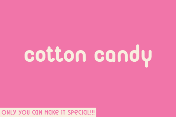 Cotton Candy Font - Featured Image