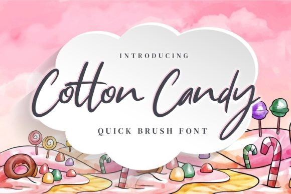Cotton Candy Font - Featured Image