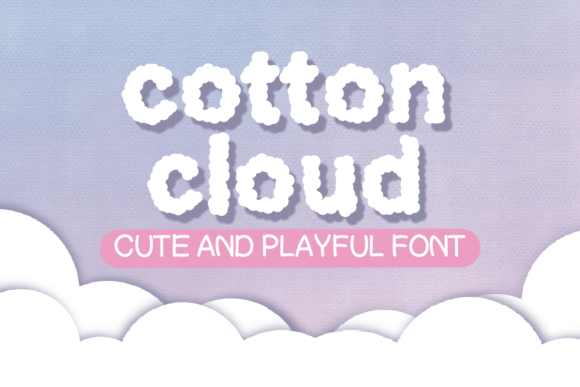 Cotton Cloud Font - Featured Image