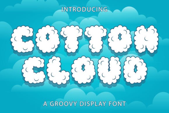 Cotton Cloud Font - Featured Image