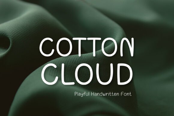Cotton Cloud Font - Featured Image