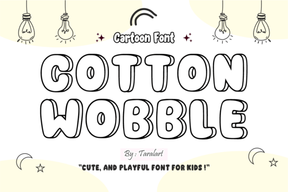 Cotton Wobble Font - Featured Image