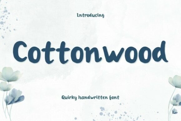 Cottonwood Font - Featured Image