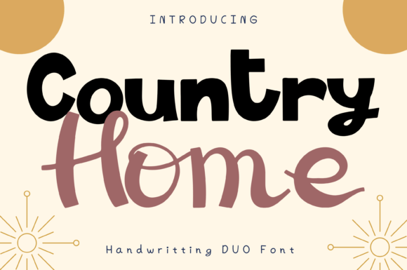 Country Home Duo Style Font - Featured Image