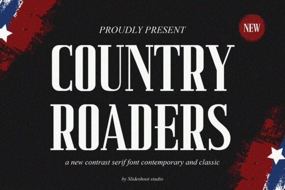 Country Roaders Font - Featured Image