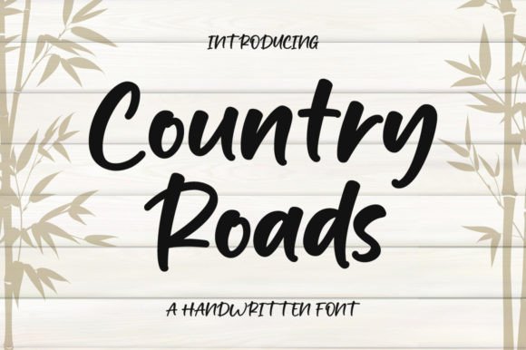 Country Roads Font - Featured Image