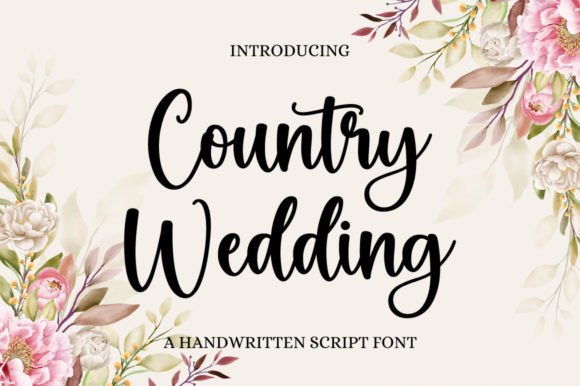 Country Wedding Font - Featured Image