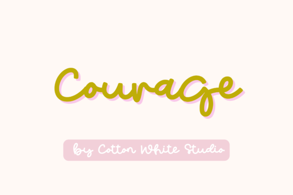 Courage Font - Featured Image