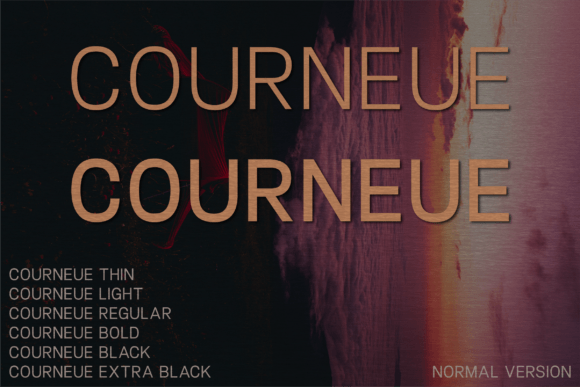 Courneue Font - Featured Image