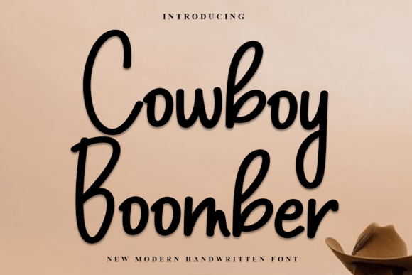 Cowboy Boomber Font - Featured Image