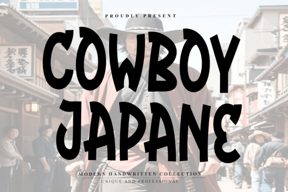 Cowboy Japane Font - Featured Image