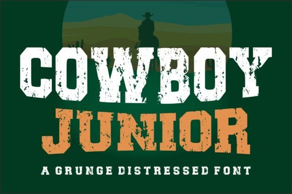 Cowboy Junior Font - Featured Image
