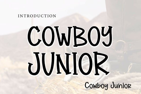 Cowboy Junior Font - Featured Image