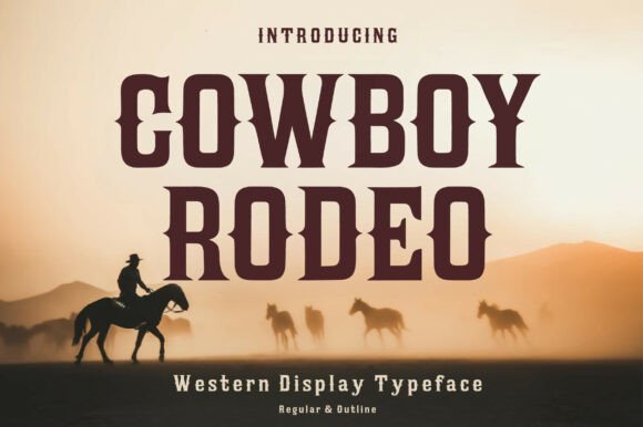 Cowboy Rodeo Font - Featured Image