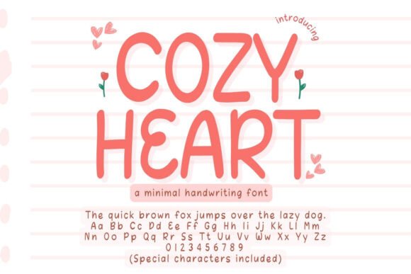 Cozy Heart Font - Featured Image