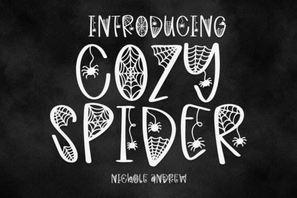 Cozy Spider Font - Featured Image