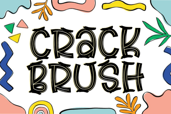 Crack Brush Font - Featured Image
