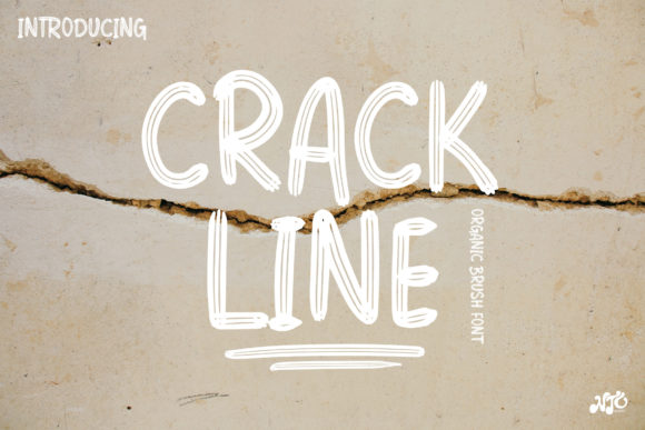 Crack Line Font - Featured Image