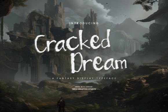 Cracked Dream Font - Featured Image