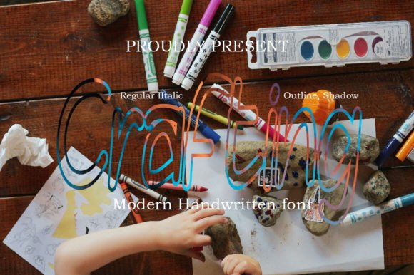 Crafting Font - Featured Image