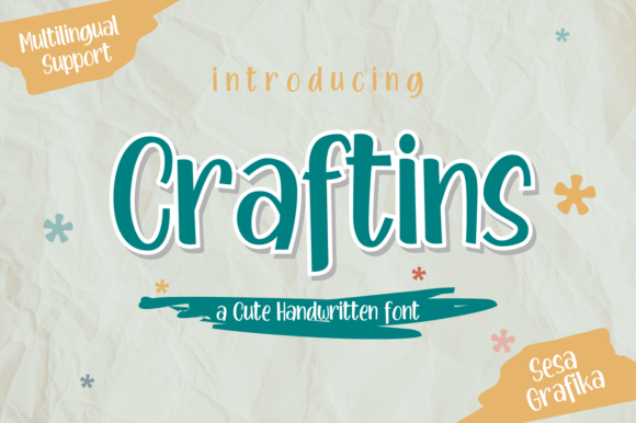 Craftins Font - Featured Image