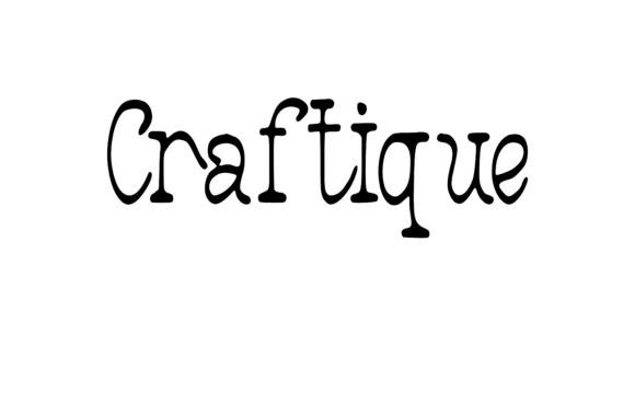 Craftique Font - Featured Image