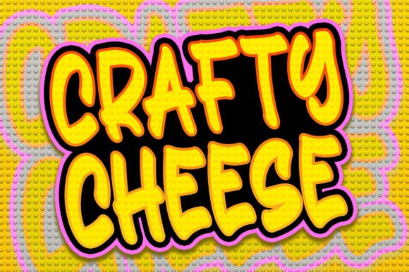 Crafty Cheese Font - Featured Image