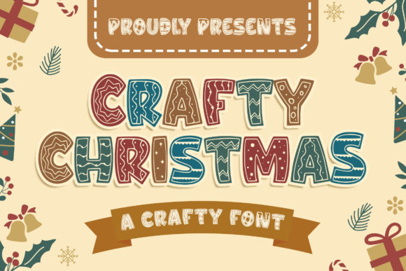 Crafty Christmas Font - Featured Image
