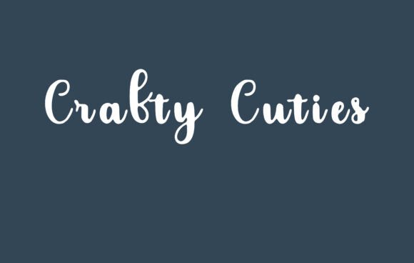 Crafty Cuties Font - Featured Image