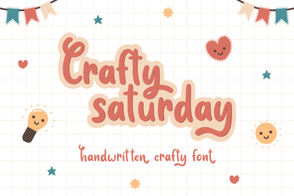 Crafty Saturday Font - Featured Image