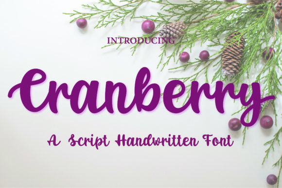 Cranberry Font - Featured Image