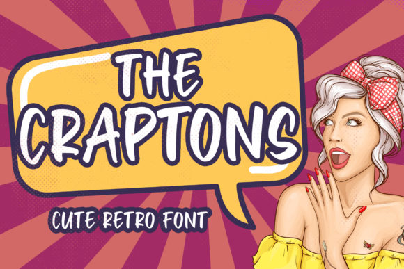 Craptons Font - Featured Image