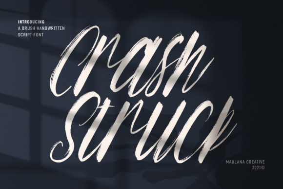Crash Struck Font - Featured Image